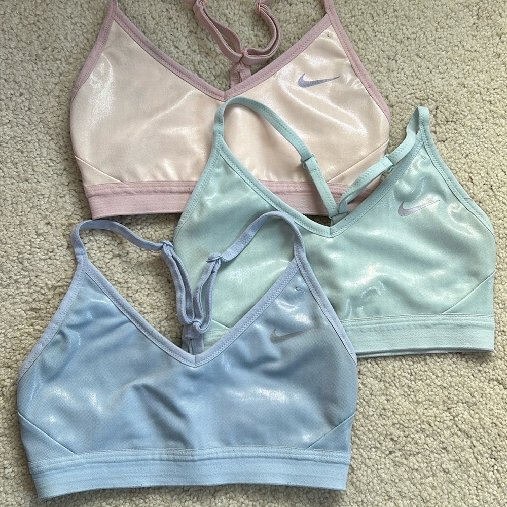 nike sports bras (set of 3)